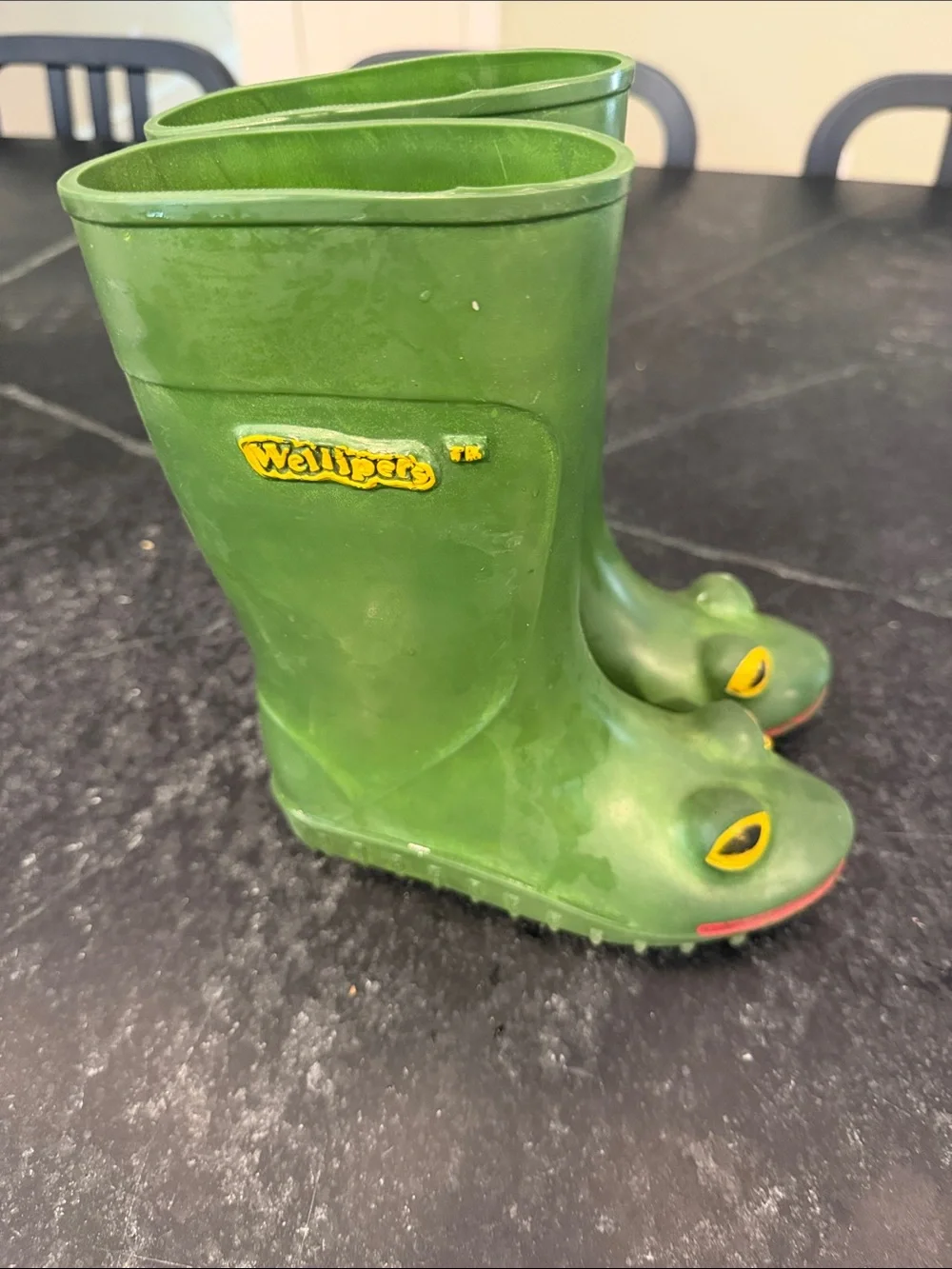 Vintage Children’s Wellipets frog rain boots EU27 US9